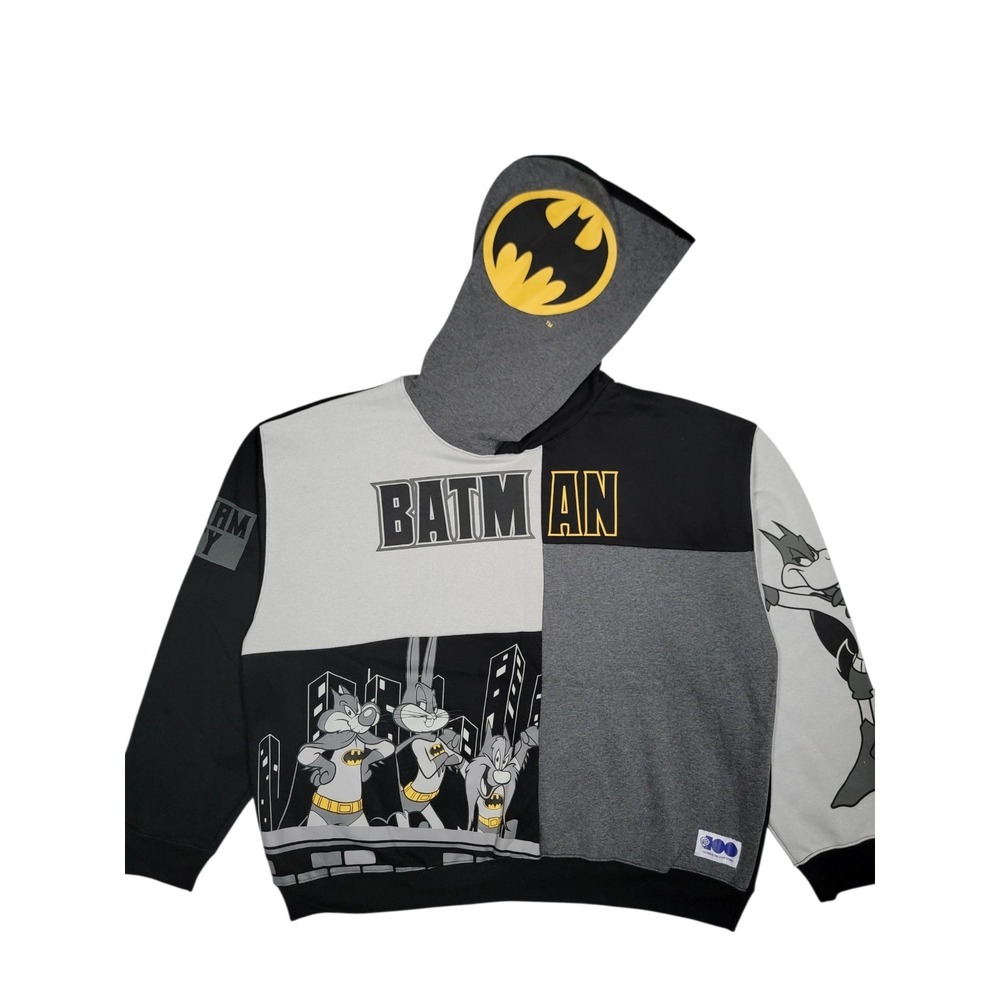 WB 100 Looney Tunes Batman Unisex Hoodie Size 2XL